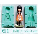 Silikónová forma dievčatko Gorjuss - Galias Moulds - Galias Moulds