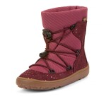 Dievčenské zimné barefoot topánky TEX TRACK WOOL Bordeaux+ G3160251-7 - 35
