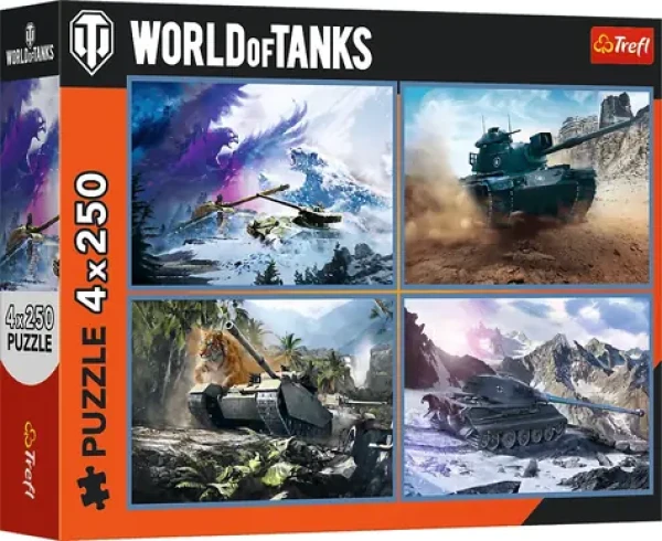 Trefl Puzzle WORLD of Tanks: Veľká bitka tankov