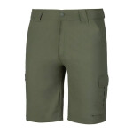 Pánske šortky Loop 1/2 92800331399 Dark Olive - Hi-tec S olivovo zelená