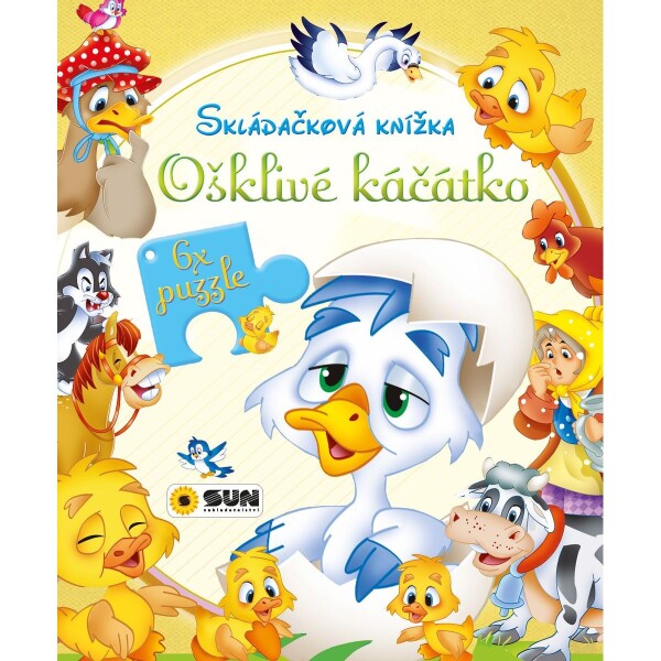 Sun Skládačková knížka Ošklivé káčátko s puzzle dílky CZ verzia