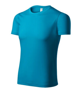 Tričko Pixel unisex tyrkysové L