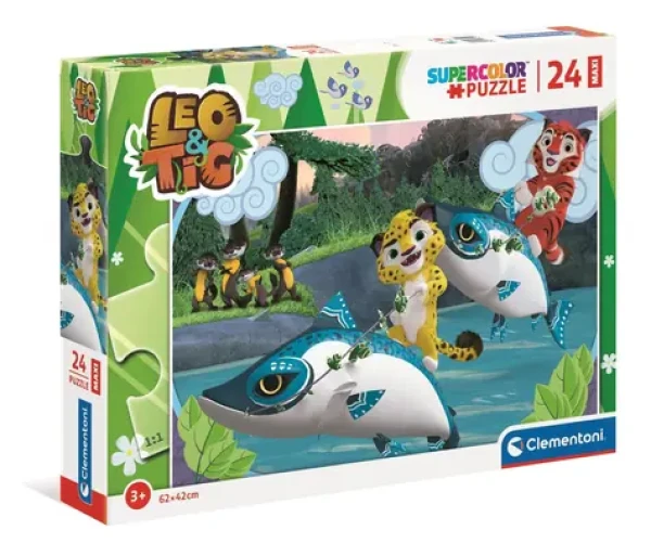 Clementoni PUZZLE Leo a Tig na vode MAXI