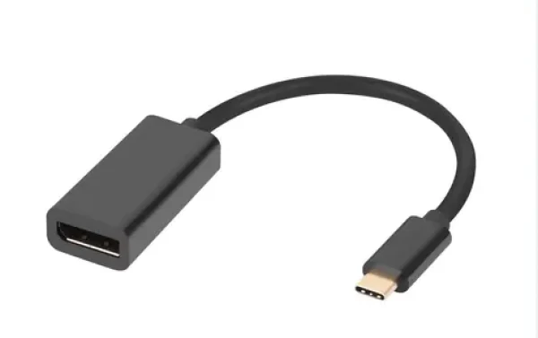 MicroConnect USB-C na DisplayPort čierna / Adaptér (MC-USBC-DPF1.2)