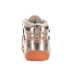 Bisgaard Becky Tex Rose gold zimné barefoot topánky 23 EUR