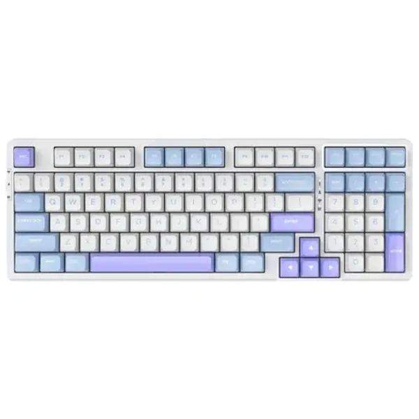VGN V98 Pro Crystal Wine - Sea Salt / Bezdrôtová herná klávesnica / mechanická / 2.4GHz + Bluetooth / US Layout (V98 PRO V2 CWSS)