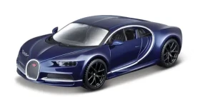 Bburago Bugatti Chiron tmavo modrá metalíza 1:32