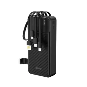 Dudao K11 Pro 20000mAh čierna / Powerbanka / vstavané káble (195934)