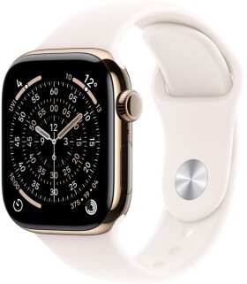 Apple Watch 11 GPS + Cellular 46mm Gold Titanium Sport Band M/L Ružový (MFD64MP/A)