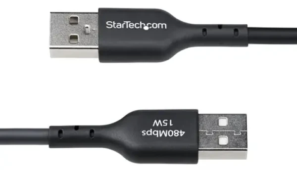 StarTech USB-A na USB-C čierna / Kábel / USB 2.0 / rýchlonabíjanie / 3 m (USB2AC3MNC)