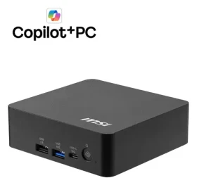 MSI Cubi NUC AI+ 3MG-002EU čierna / Intel Core Ultra 9 386H / 32GB DDR5 / 1TB SSD / 2x 2,5G LAN / Wi-Fi 7 / W11P (Cubi NUC AI+ 3MG-002EU)