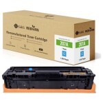 G&G Reborn remanufactured toner náhradný HP 207A zelenomodrá 1250 Seiten kompatibilná toner; 21282