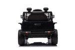 Mamido Mamido Elektrické autíčko OFFROAD čierne 12V Vysoký podvozok, široké sedadlo, Odpružené nápravy, 2,4 GHz Diaľkové ovládanie LED svetlá
