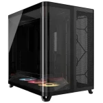 Corsair AIR 5400 RS R ARGB čierna / E-ATX / 3x USB-C / 3x 120mm / bez zdroja / priehľadná bočnica (CC-9011318-WW)
