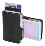 Kožená mini peňaženka Mondraghi Silhouette Classic Deer Black