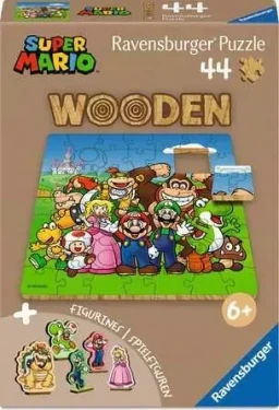 Ravensburger Drevené puzzle Super Mario