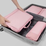 Cestovne organizery Heys Ecotex Compression Packing Cube 4 Pc Set Lilac Blossom