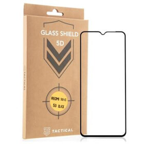 Tactical Glass Shield 5D sklo pre Xiaomi Redmi 10C amp; POCO C40 čierna (8596311187131)
