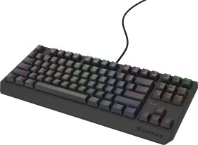 Genesis KLAWIATURA Pre GRACZY GENESIS THOR 230 TKL LITE US RAINBOW MECHANICZNA OUTEMU RED Čierna HOT SWAP