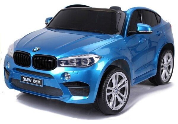 Mamido Elektrické autíčko BMW X6 M dvojmiestne XXL lakované modré
