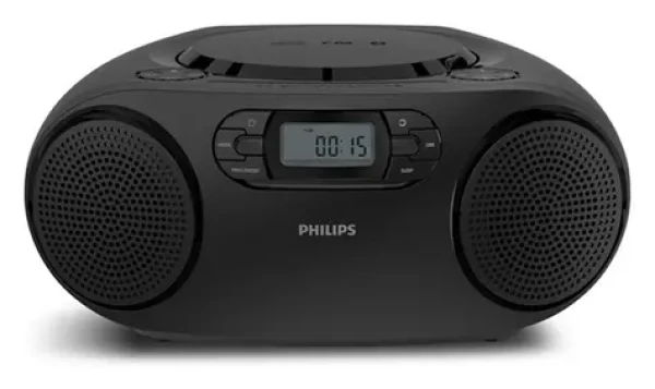 Philips TAZ2000B/10 strieborná / Rádio / Bluetooth 6.0 / LCD displej / 2 reproduktory 3 W / LR14 batéria (TAZ2000B/10)