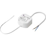 TRU COMPONENTS TC-YCL12-1201000（Round shape) napájací zdroj pre LED konštantné napätie 12 W 1.0 A 12 V/DC bez možnosti stmievania, montáž na nehorľavom povrchu; TC-13492728