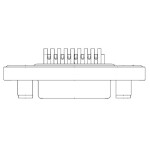 Molex 1731100036 zástrčka D-SUB Pólov: 15 spájkovaný 1 ks Bulk; 1731100036