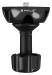 Puluz Adaptér 75 mm z plochého na guľový úchyt / Adaptér / pre fluidnú hlavu / závit 3/8" a 1/4" / kov (PU3503)