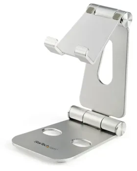 StarTech Skladací stojan na telefón a tablet strieborná / Stojan / hliníkový / do 13" / nosnosť 0,8 kg (USPTLSTND)