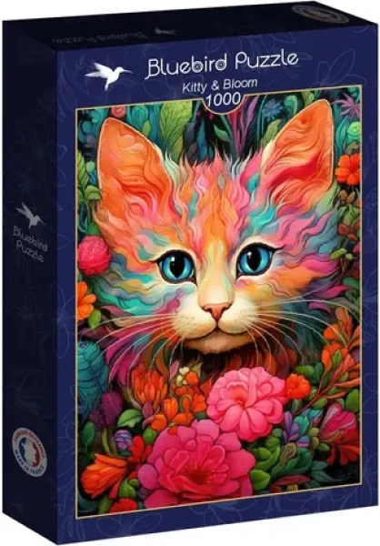 BlueBird Puzzle Mačiatko a kvety
