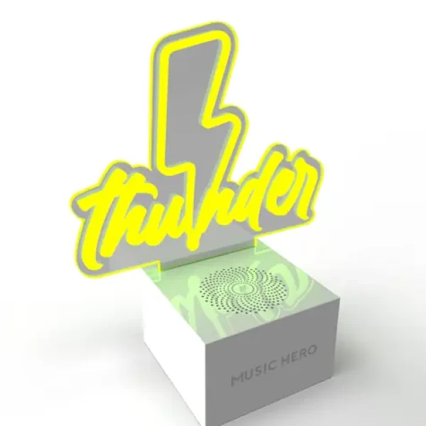 SBS Music Hero NEON THUNDER MOOD žltá / Bezdrôtový reproduktor / 3 W