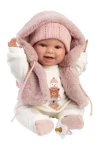 Llorens 63814 NEW BORN - realistická bábika bábätko so zvukmi a mäkkým látkovým telom - 38 cm