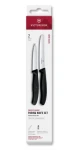 VICTORINOX Swiss Classic Kuchynský nôž 2 ks čierna / rovné a vrúbkované ostrie (6.7113.2)