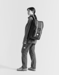 Herschel Supply Little America Light Grey Crosshatch