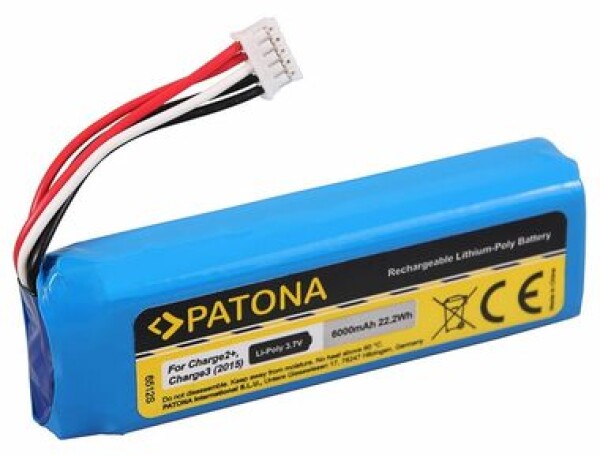 PATONA batéria pre reproduktor JBL Charge 2+ 6000mAh / 3.7V / Li-Pol / MLP912995-2P (PT6512)