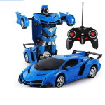 Mamido Auto Robot Transformers 2v1 na diaľkové ovládanie RC modrý
