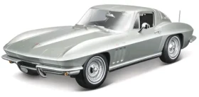 Maisto 1965 Chevrolet Corvette metal svetlo modrá