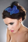 LivCo Corsetti Mini Top Hat Model 11 Blue