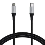 Allity AUC-01 Dátový kábel USB-C/Lightning 2m 27W čierna (DATUSBC27WALL2BK)