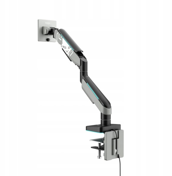 Diablo Chairs držiak na monitor 49 cali, szaro-Čierny LED RGB X-ARM