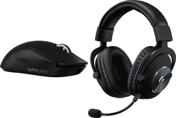 Logitech G PRO X SuperLight 2 + G PRO X čierna / Herná sada / Bezdrôtová myš + slúchadlá