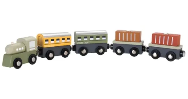 2KIDS TOYS Drevený vláčik 2v1