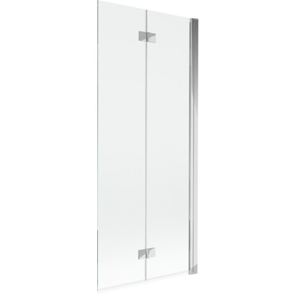 MEXEN - MIST vaňová zástena 80x150 cm 6mm 2-s, chróm, číra, pravá 8A9-080-002-01-00-P