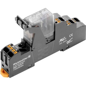 Weidmüller DRIKITP 24VDC 1CO LD reléový modul, 24 V/DC, 10 A, 1 prepínací, 10 ks; 2576220000