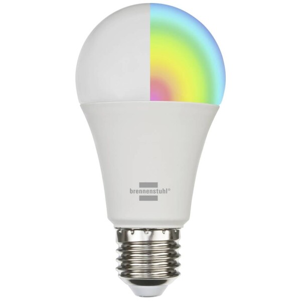 Brennenstuhl LED žiarovka Smart Connect, E27, chladná biela, teplá biela, RGB, třída F (A - G), 1294870270; 1294870270