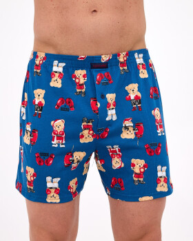 Boxerky Cornette Classic 001/179 Boxerky S-2XL džínovina S