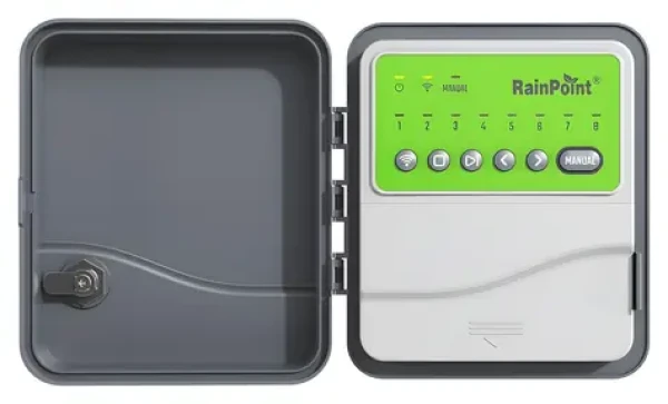 RainPoint HIC1208W / Zavlažovací ovládač / WiFi / 8 zón / ovládanie hlavného ventilu (HIC1208W)