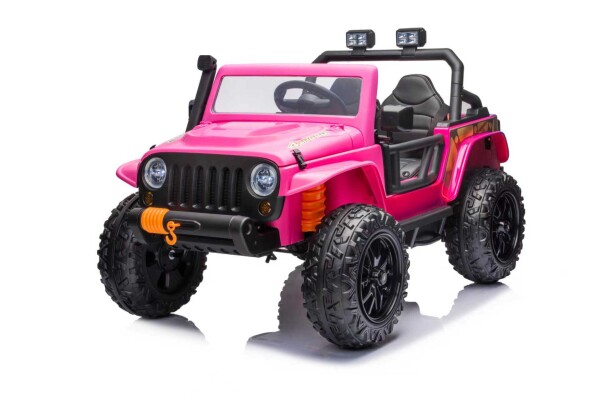 Mamido Mamido Elektrické autíčko Jeep 4Speed 24V | 4x200W ružové