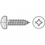 TOOLCRAFT TO-5444730 skrutka do plechu 13 mm krížová dražka Philips 88981 ocel glavanizované zinkom 1000 ks; TO-5444730