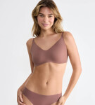 Dámska podprsenka ZERO Microfibre 2.0 Bralette - CACAO - kakaová 1141 - SLOGGI BROWN XL